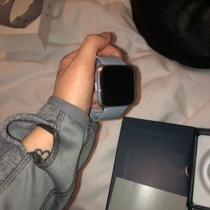 Gray/Aluminum Fitbit Versa (shipping included)